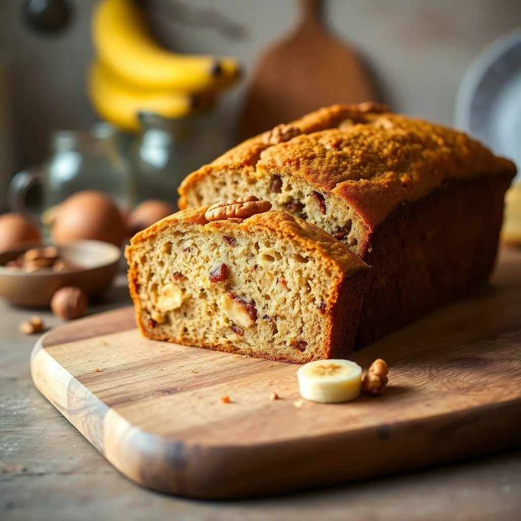 Fage Greek Yogurt Banana Bread with a Golden, Moist Texture