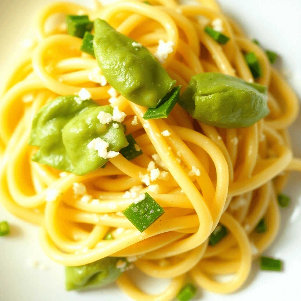 Delicious plate of skinny pasta with fresh vegetables and a light pesto sauce, perfect for a healthy, low-calorie meal