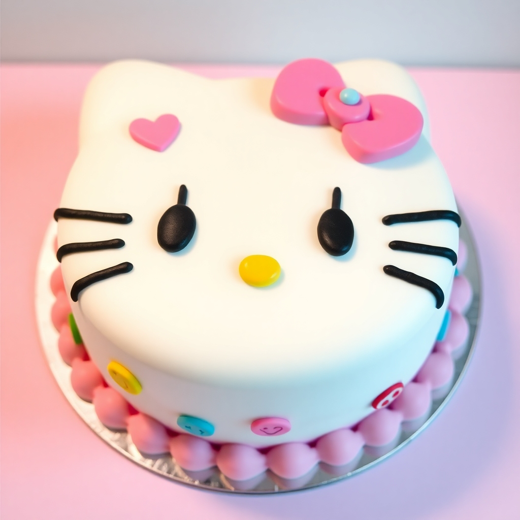 Adorable Hello Kitty Cake Design for Birthday Parties