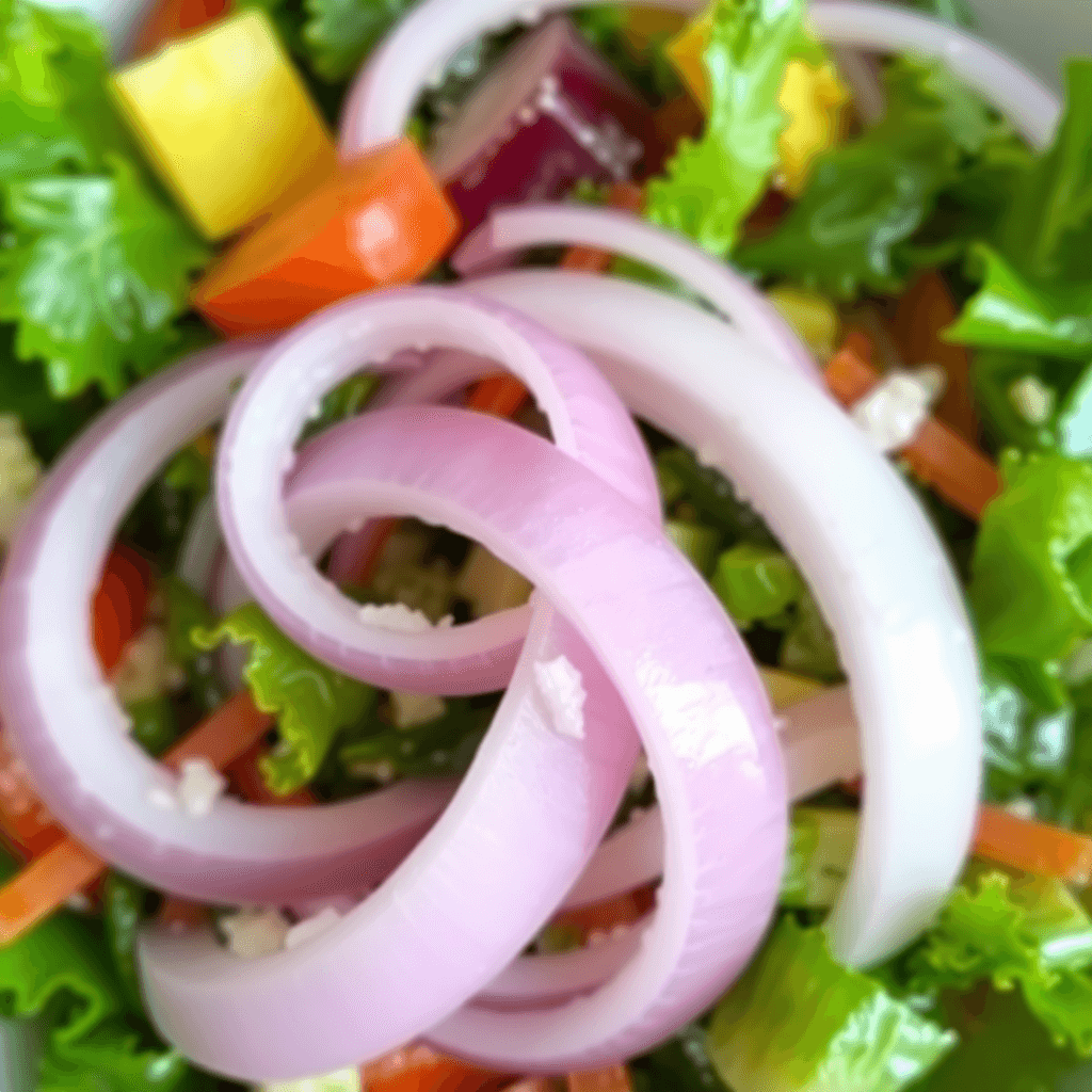 "Easy Cebolla Ensalada: Fresh Onion Salad with Tomatoes"

