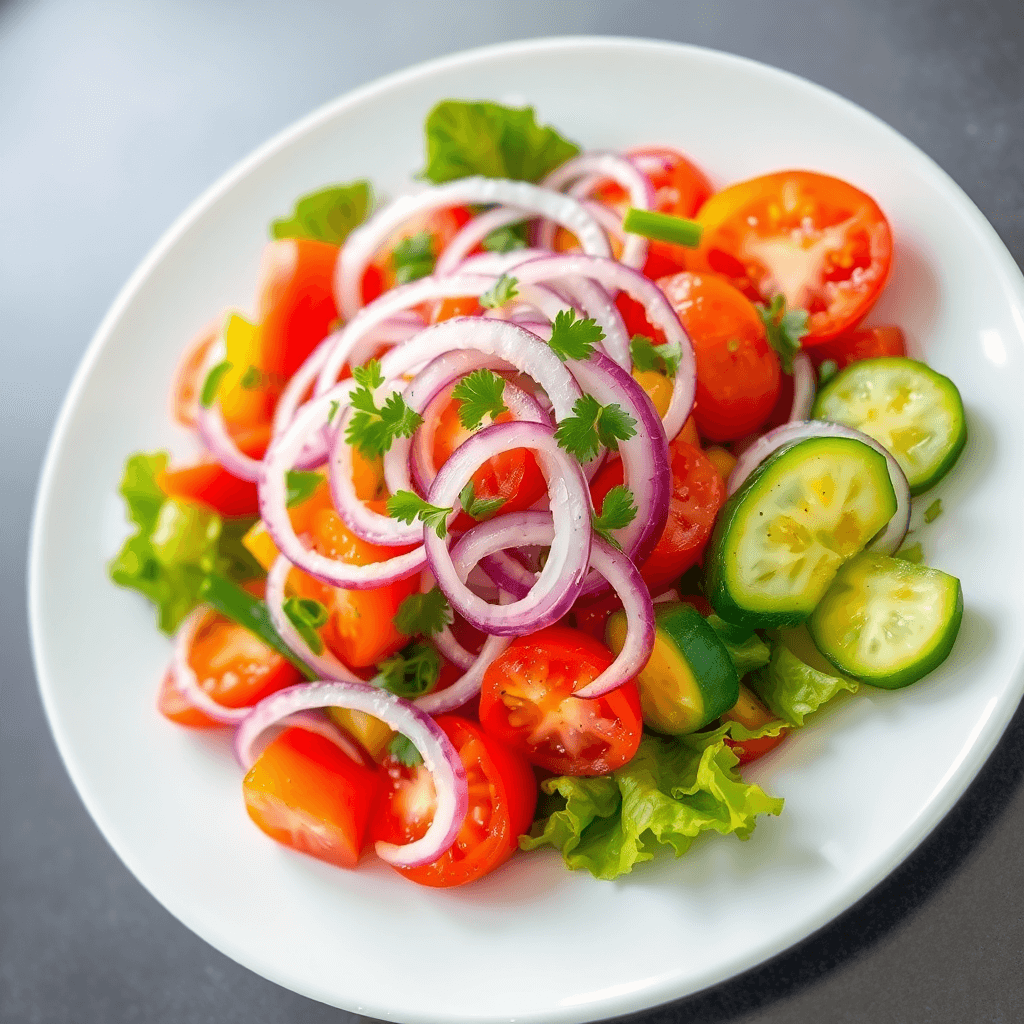 "Easy Cebolla Ensalada: Quick Onion Salad"

