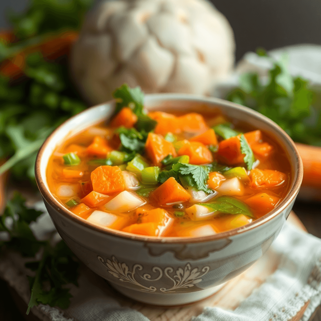 "Delicious Healthy Chopt Soup with Vegetables and Protein"

