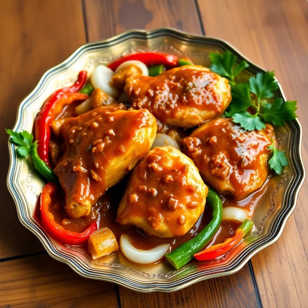 Smothered Chicken Recipe with Rich Gravy and Tender Chicken