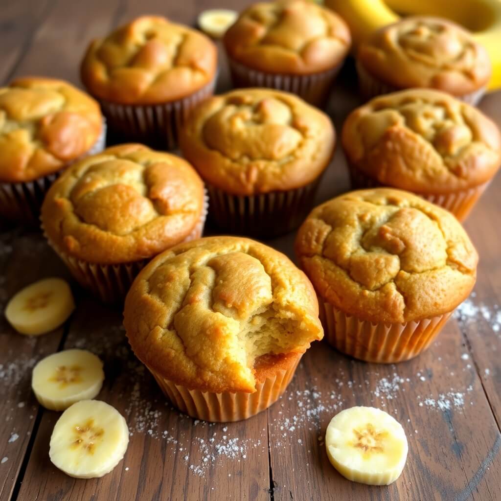 Vegan Banana Muffins