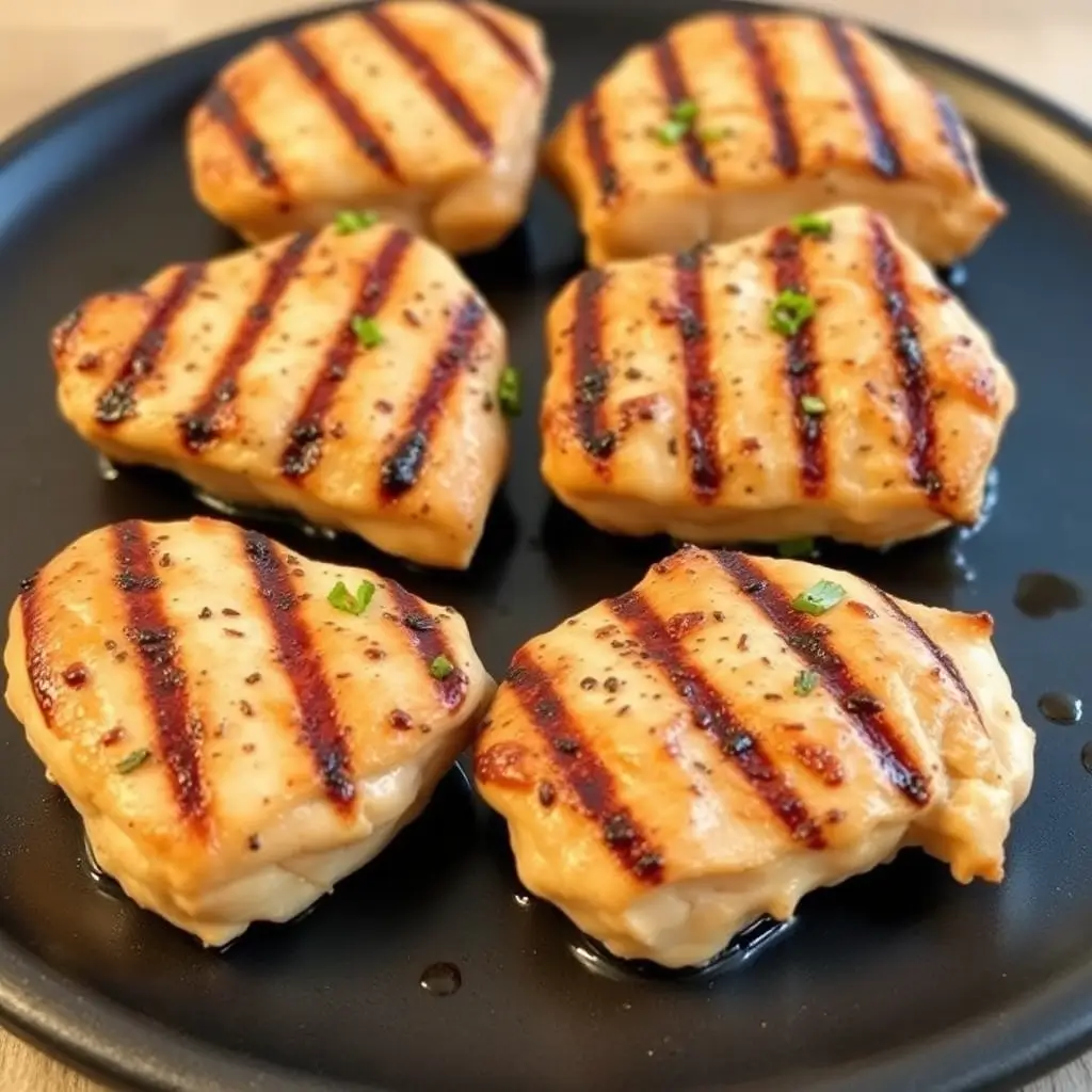 Grilled Chicken Tenderloin with Fresh Vegetables