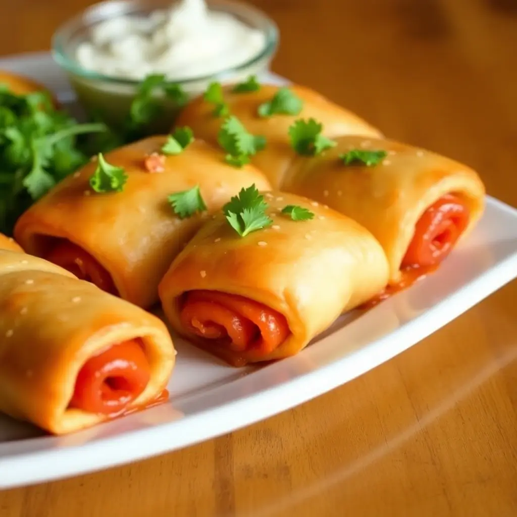 Freshly Baked Homemade Pepperoni Rolls