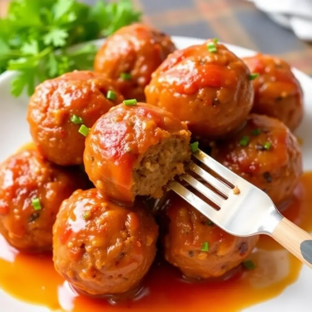 Perfectly Baked Sausage Balls Ready to Serve