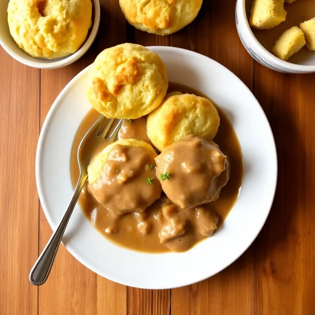 Biscuits and Gravy Recipe with Sausage